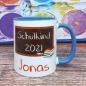 Preview: Tasse - Tafel Junge Schrift unter der Tafel