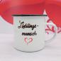 Preview: Tasse Lieblingsmensch mit Herz