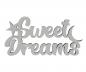 Preview: Schriftzug Sweet dreams aus Holz in weiß