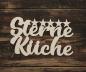 Preview: Schriftzug 5-Sterne-Küche aus Holz