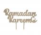Preview: Tortenstecker Ramadan Kareem aus Holz