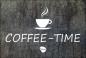 Preview: Dekoschild - Coffee-Time Tasse + Bohne