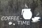 Preview: Dekoschild - Coffee-Time - Kanne + 2 Tassen