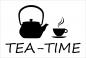 Preview: Dekoschild - Tea-Time + Kanne/Tasse