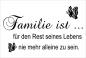 Preview: Dekoschild - Familie ist... + 2 Schmetterlinge