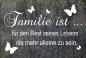 Preview: Dekoschild - Familie ist... + Schmetterlinge