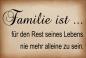 Preview: Dekoschild - Familie ist...