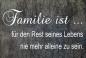 Preview: Dekoschild - Familie ist...