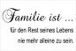 Preview: Dekoschild - Familie ist...