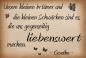 Preview: Dekoschild - Unsere kleinen Irrtümer und... (Goethe) + Schmetterlinge
