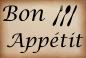 Preview: Dekoschild - Bon Appétit