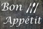 Preview: Dekoschild - Bon Appétit