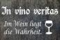 Preview: Dekoschild - In vino veritas im Wein liegt die Wahrheit. + Weinglas