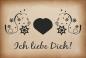 Preview: Dekoschild - Ich liebe Dich!