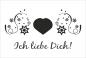 Preview: Dekoschild - Ich liebe Dich!