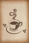 Preview: Dekoschild - Kaffee Tasse