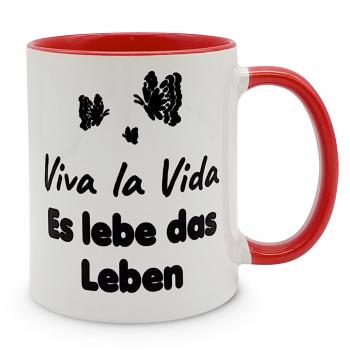 Tasse - Viva la vida - Es lebe das Leben