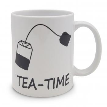 Tasse - TEA-TIME großer Teebeutel oben
