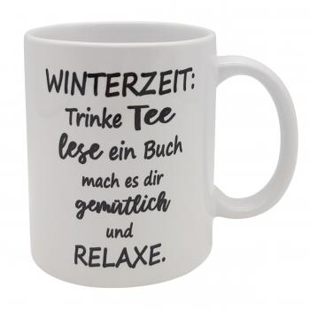 Tasse - Winterzeit trinke Tee