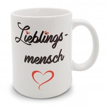 Tasse - Lieblingsmensch mit Herz