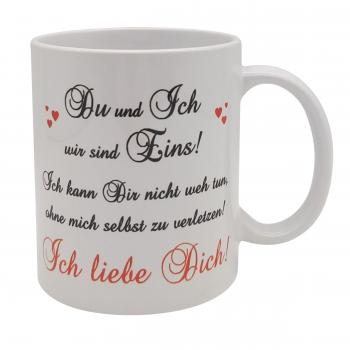 Tasse - Du und Ich wir sind Eins!