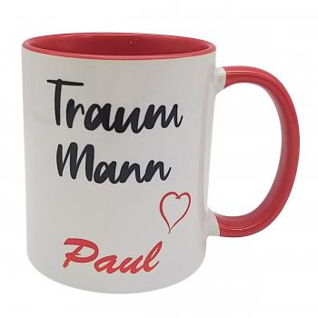 Tasse - Traummann + Wunschname