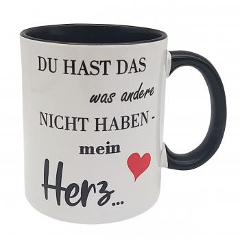 Tasse - Du hast ... mein Herz