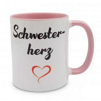 Tasse - Schwester-Herz