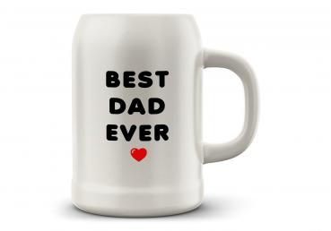 Bierkrug Vatertag - Cheers - Best dad ever