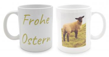 Tasse - Frohe Ostern - Lamm