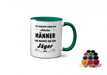 Tasse - Gott erschuf Männer Jäger