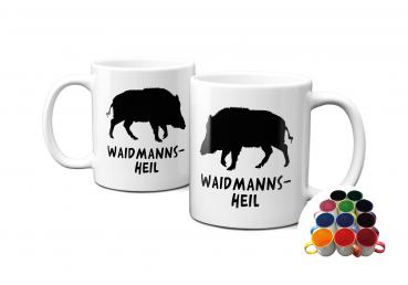 Tasse - Wildschwein, Waidmannsheil unter Motiv 2