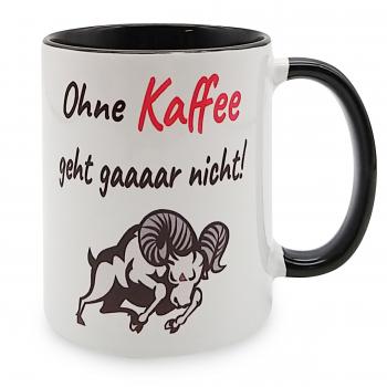 Tasse - Ohne Kaffee geht gaaar nicht - mit Stier