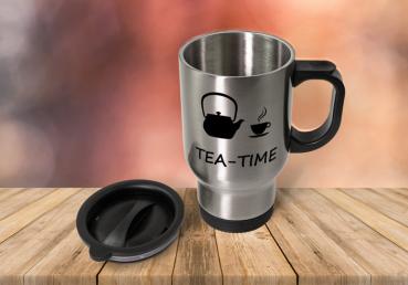 Thermobecher - tea-time (Teekanne + Teetasse)