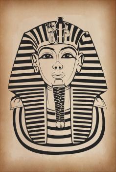 Dekoschild - Tutanchamun Ägypten