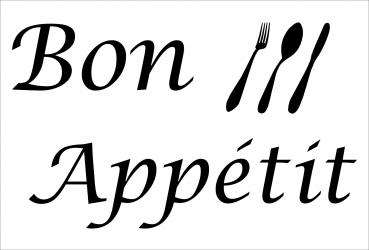 Dekoschild - Bon Appétit