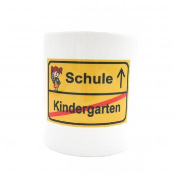 Spardose Schulanfang - Schild Schule/Kindergarten Mädchen