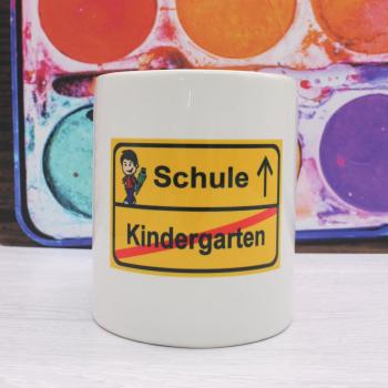 Spardose Schulanfang - Schild Schule/Kindergarten Junge