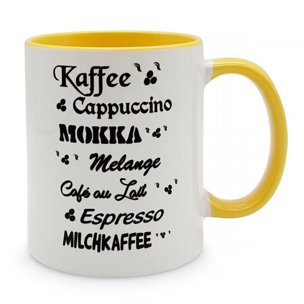 Tasse - Kaffeesorten