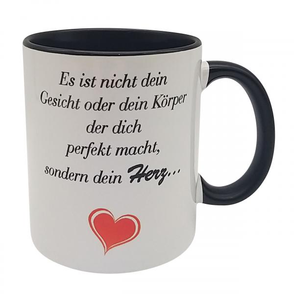 Tasse - was dich perfekt macht - Dein Herz