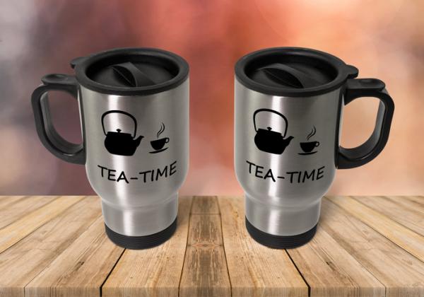 Thermobecher - tea-time (Teekanne + Teetasse)
