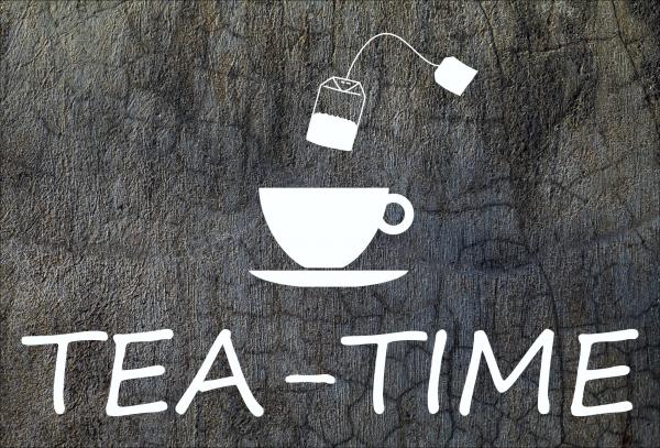 Dekoschild - Tea-Time