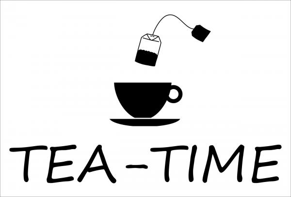 Dekoschild - Tea-Time