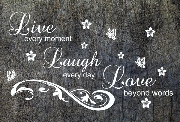 Dekoschild - Live - Laugh - Love