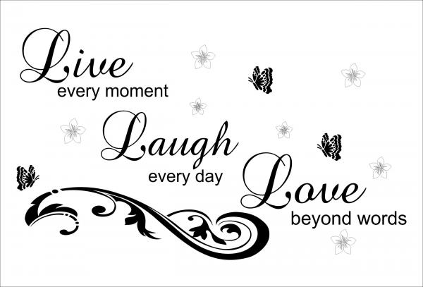 Dekoschild - Live - Laugh - Love