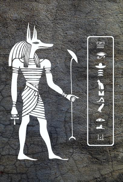 Dekoschild - Anubis Ägypten