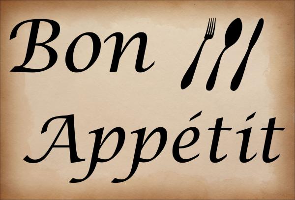 Dekoschild - Bon Appétit