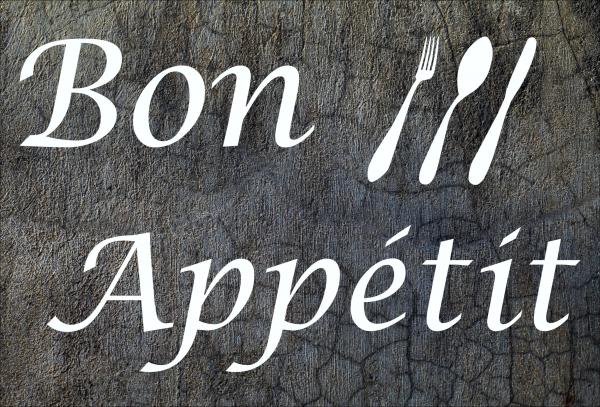 Dekoschild - Bon Appétit