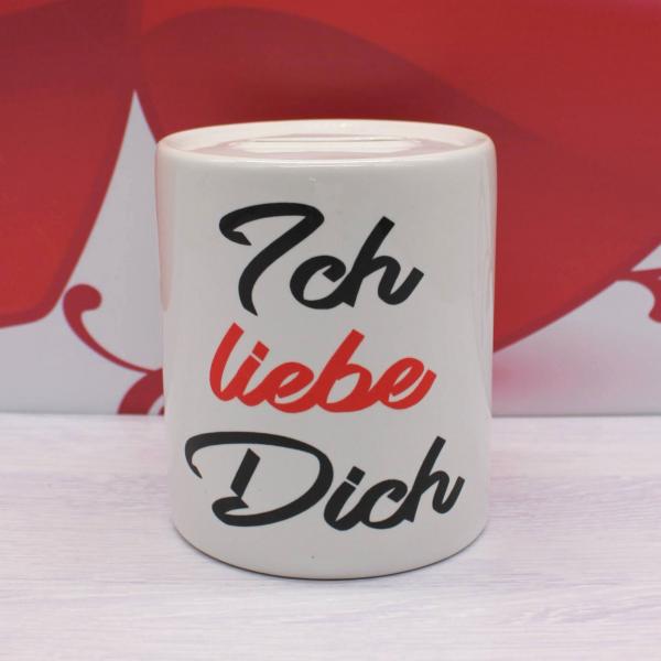 Spardose Liebe/Hochzeit - Jeder Mensch hat seine eigene Definition von Glück - Du bist meine! Ich liebe Dich